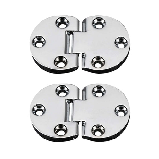 2x Flip Hinges Smooth Folding Table Hinges for Cupboard Wardrobe Butler Tray 5cmx2.95cmx0.4cm