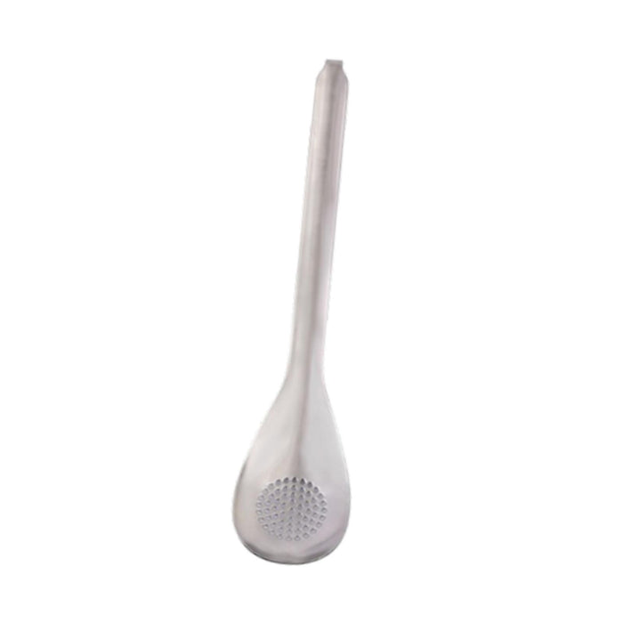 Crofta Stainless Steel Slotted Spoon Easy Clean Sturdy Serving Spoon for Restaurant