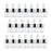 20 x Empty Essential Oil Bottles Refillable Pocket Size for Travel Salon 1ML