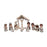 Crofta 12 Pieces Holy Family Figurines Figure Crafts Resin for Holiday Table Cabinet white