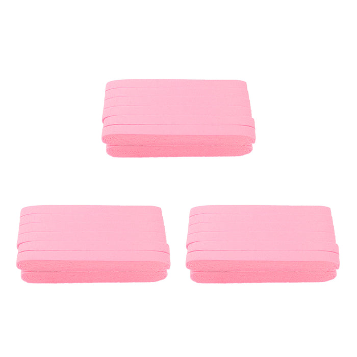 3 Packs Facial Cleaning Sponge Puff Make Up Remover Compressed Sponge Pink