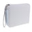 160 Slots PU Leather Pencil Case Portable Colored Pencil Holder Pen Bag Gray