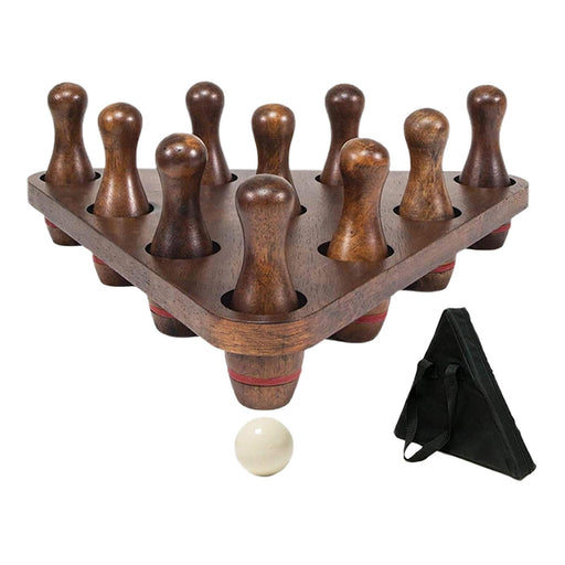 Crofta 10x Shuffleboard Bowling Pins Outdoor Bowling Game for Sports Activity Party