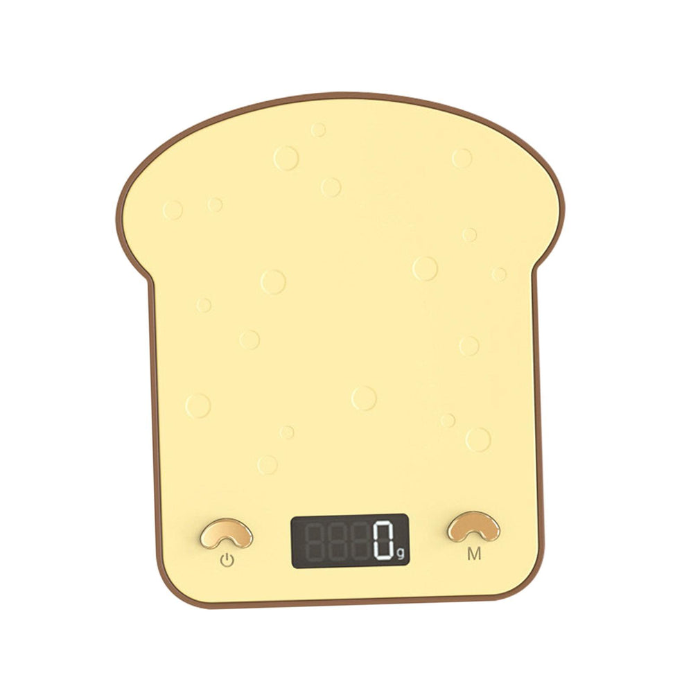 Crofta Creative Toast Shaped Bread Scale Kitchen Scale for Bakery Household Kitchen