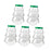 Crofta 5 Pieces Christmas Tree Candy Jar Cookie Jar for Xmas Festival Party Kitchen Green Lid