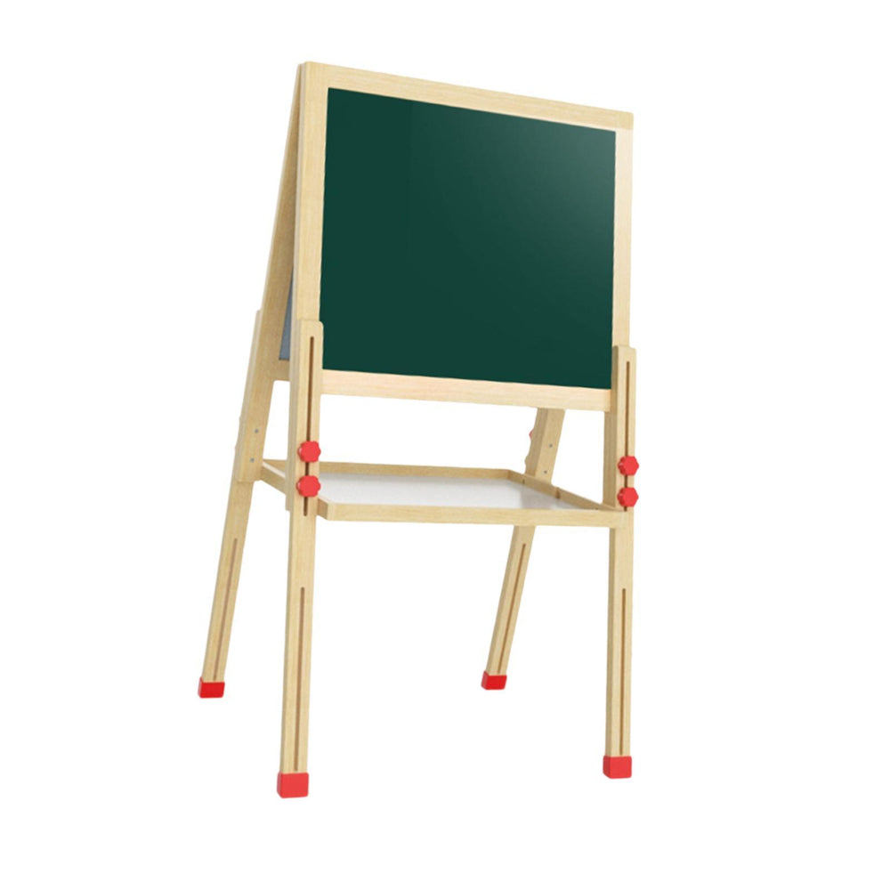 Crofta Wooden Art Easel Painting Art Supplies Learning Chalk Board Kids Easel Stand