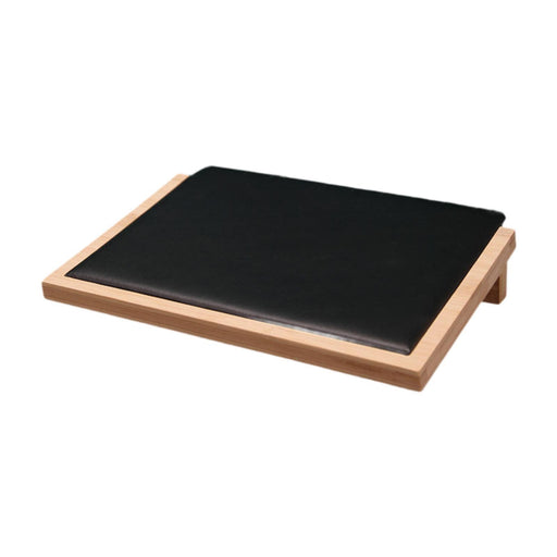 Crofta Bamboo Jewelry Display Tray Display Stand Crafts for Countertop Desktop Show Large Black