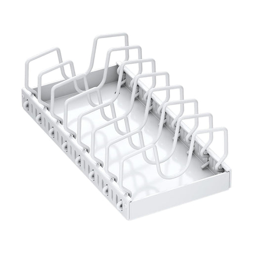 Pull Out Pot Rack Solid Cookware Storage Rack for Countertop Home Use Pantry Large