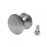 Crofta 10x Round Cabinet Door Drawer Bin Handle Pull Knob Hardware - Brushed steel