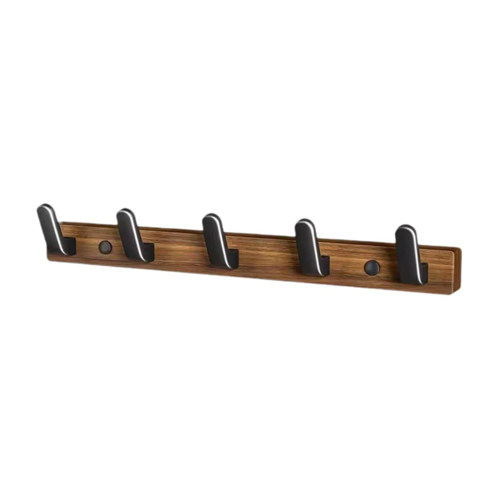 Wall Mounted Coat Rack Simple Wall Hooks for Hanging for Towels Jackets Bags 5 Hooks