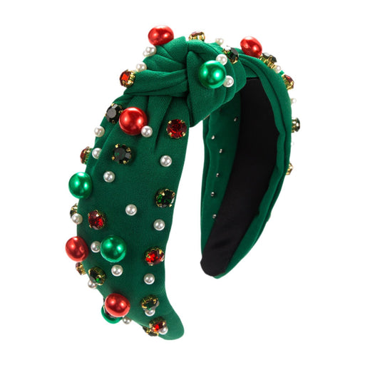 Crofta Xmas Hair Band Favors Photo Christmas Headband for Women Ladies Girls green