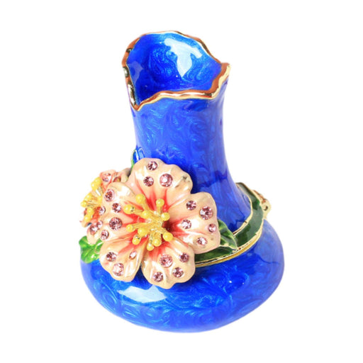 Crofta Vase Shaped Jewelry Box Mini Jewelry Organizer for Earrings Stud Charm Rings