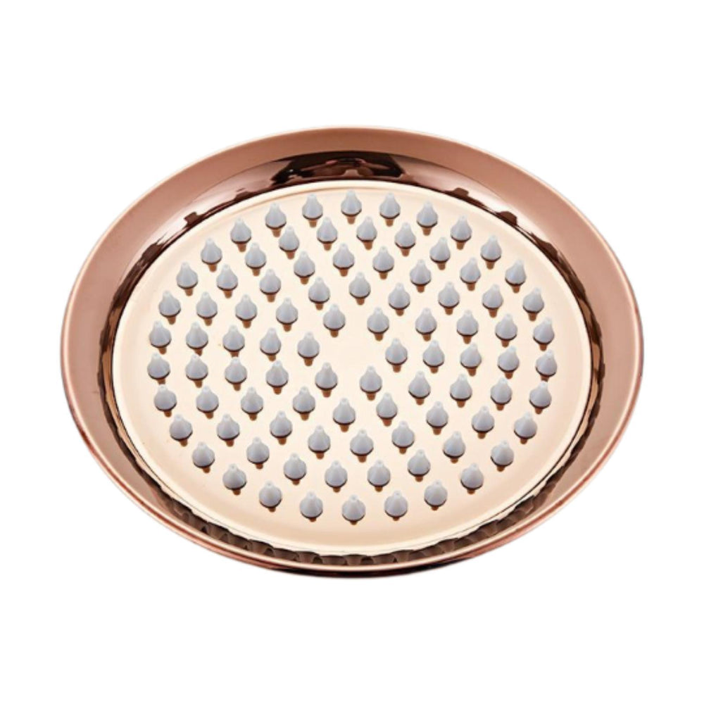 Rain Shower Head Easy to Install Retro Shower Sturdy Stainless Steel rose gold