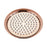 Rain Shower Head Easy to Install Retro Shower Sturdy Stainless Steel rose gold