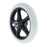 Crofta 1pc 7" Wheelchair Replacement Front Wheel Smooth Castor Silent Supplies Grey