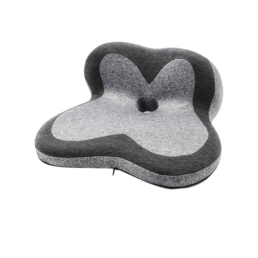 Crofta Seat Cushion Pillow Butt Pillow for Driving Sitting Travel Office Home Chair Gray