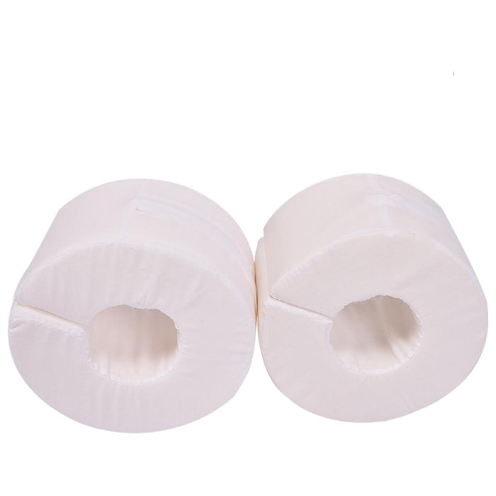 2Pcs Foot Elevation Pillows Anti-Bedsores Foam for Ankle Hand Sleeping White