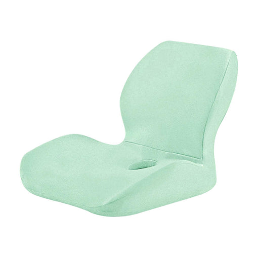 Crofta Memory Foam Seat Cushion Soft Breathable for Office Chair Travel Car Driving green