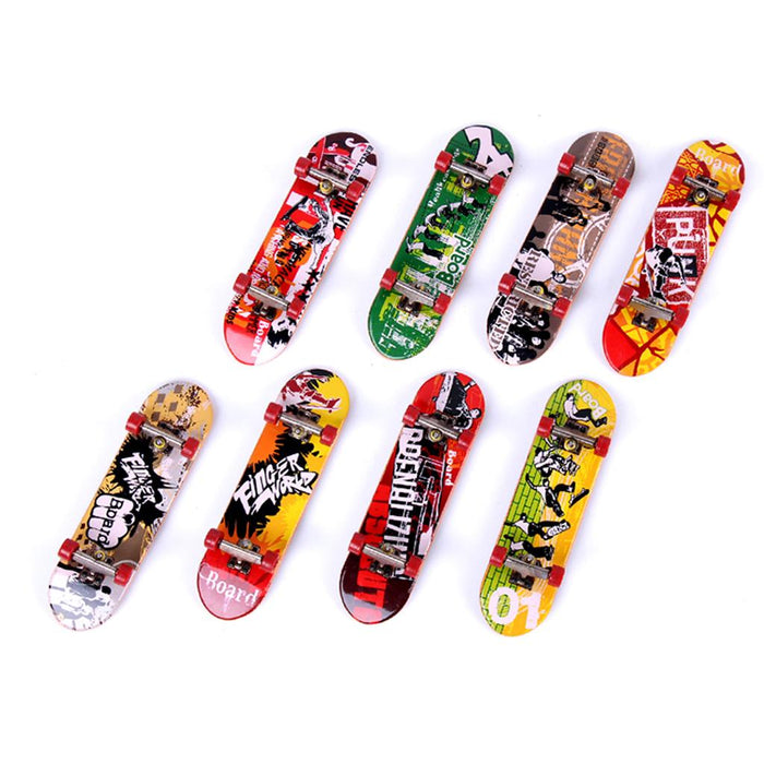 Crofta 1Pc Mini Skateboard Finger Board Skate Boarding Kit Toy