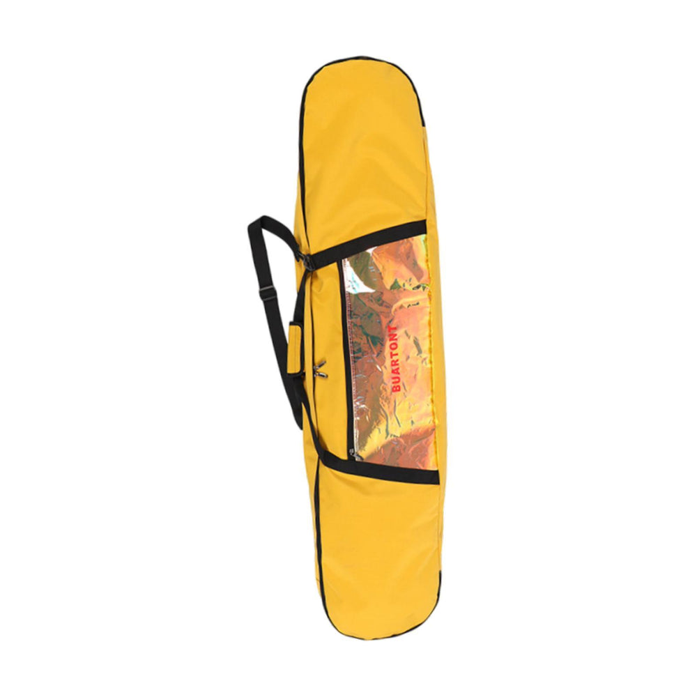 Crofta Snowboard Bag Portable Skate Bag for Air Travel Single Snowboard Ice Skating Yellow