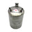 Crofta Welding Oil Pot with Valve Replaces Soldering Oil Kettle for Crafts Projects Gray 14.3x8.8cm