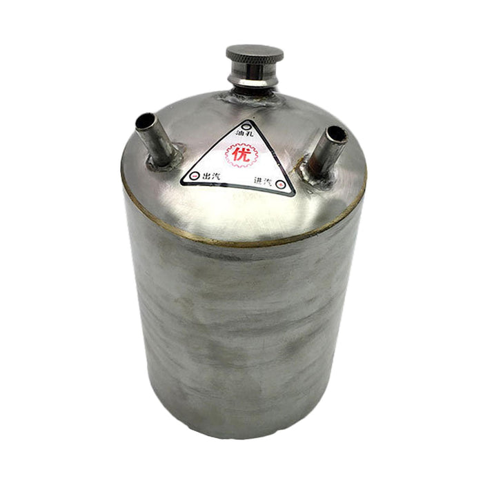 Crofta Welding Oil Pot with Valve Replaces Soldering Oil Kettle for Crafts Projects Gray 14.3x8.8cm