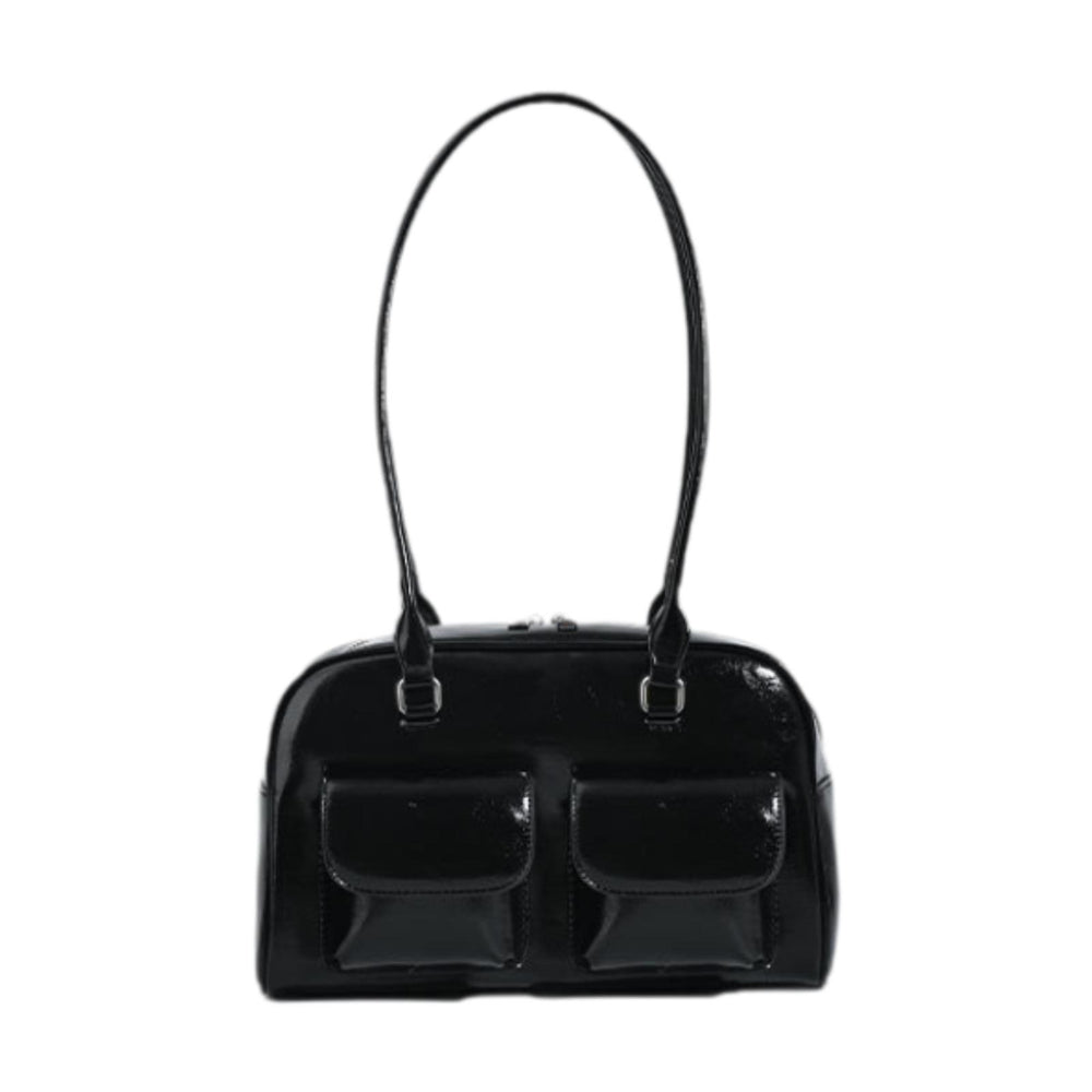 Women Shoulder Bag Portable Top Handle Bag Underarm Bag for Commuting Dating