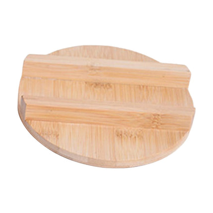 Crofta Bamboo Trivet Natural Bamboo Trivet Mat for Hot Dishes Hot Pot Bibimbap Food Pot lid