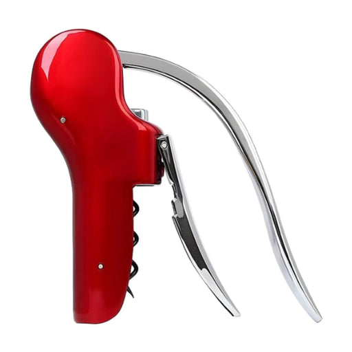 Crofta Wine Opener Kitchen Tools with Ergonomic Grip Manual for Home Bar Restaurant red