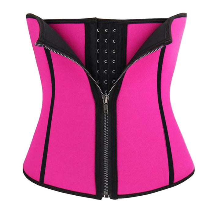 Crofta Women Shapers Slimming Waist Trainer Body Shaper Waist Corset Red XXL