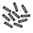 Crofta 10 Pcs Black Metal Blank Hair Snap Clip Craft DIY