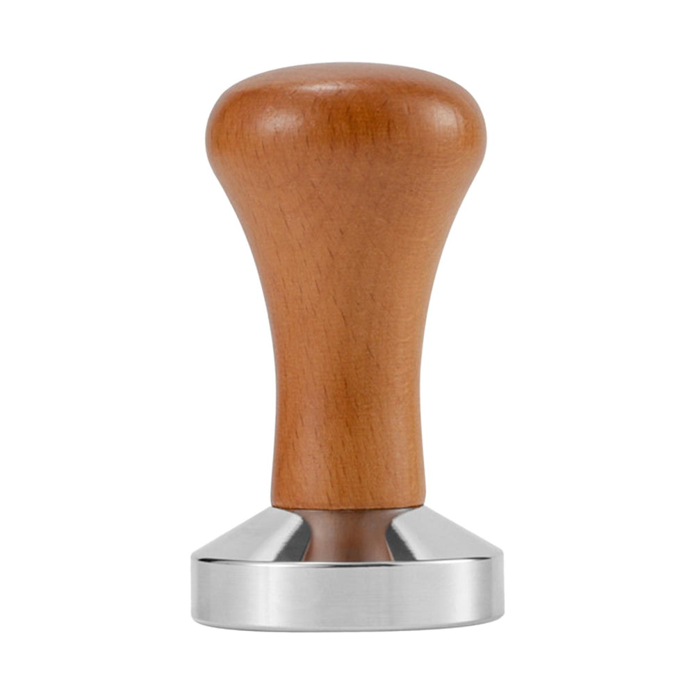 Stainless Steel Espresso Tamper Coffee Hand Press Tool for Cafe Hotel Brown