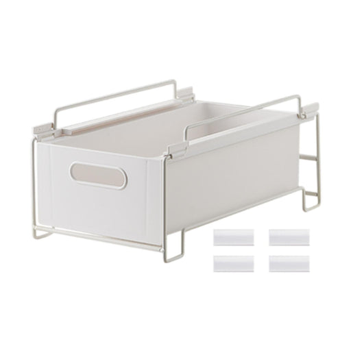 Crofta below Sink Organizer Multifunction Sliding Basket for Kitchen Bedroom Pantry 35cmx20cmx16cm