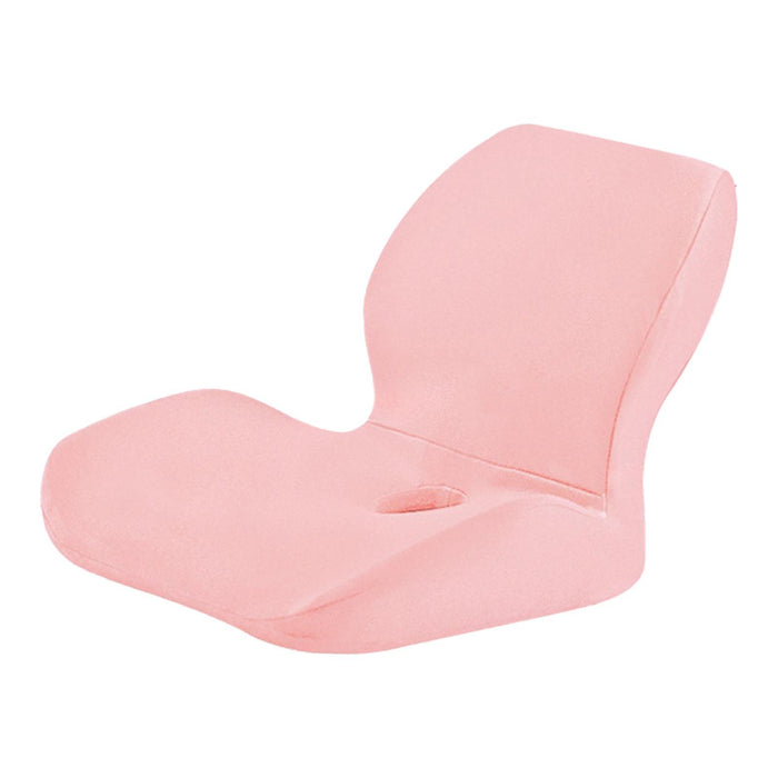 Crofta Memory Foam Seat Cushion Soft Breathable for Office Chair Travel Car Driving pink