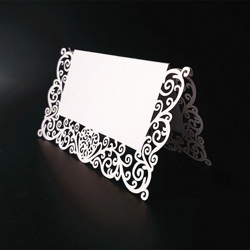 25pcs White Table Name Number Place Card Wedding Party Invitation Favor