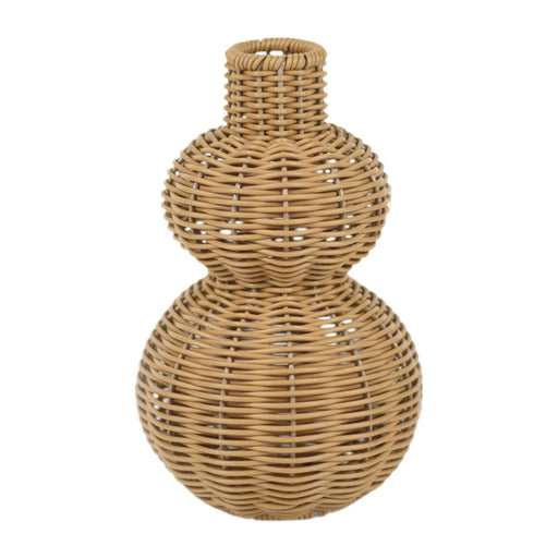 Crofta Woven Flower Vase Wear Resistant Rustic Vase for Desk Bedroom Desktop Brown