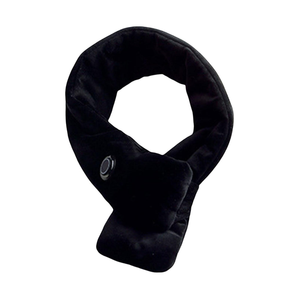 USB Heating Scarf Neck Warmer Heating Pad for Climbing Travel Outdoor Black