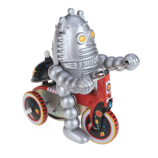 Crofta Wind Up Baby Robot on Tricycle Toy