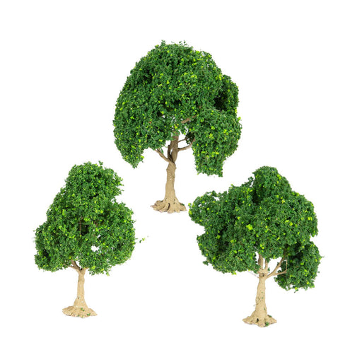 Crofta 3 Pieces Miniature Trees for Sand Table DIY Scenery Landscape Diorama Layout green tree