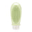 Crofta 2 in 1 Hair Shampoo Brush and Travel Bottle Silicone for Women Men Hair Comb green