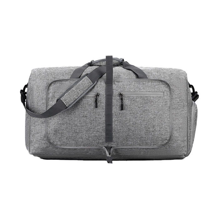 Carry on Bag Lightweight Tote over Night Bag for Business Travelling Camping Gray