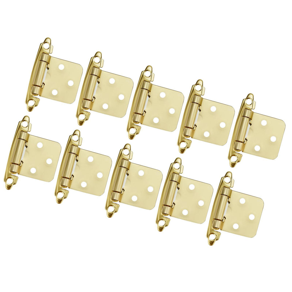 Crofta 10x 1/2inch Cabinet Door Hinges Quiet Smooth Close Replacement Door Hardware