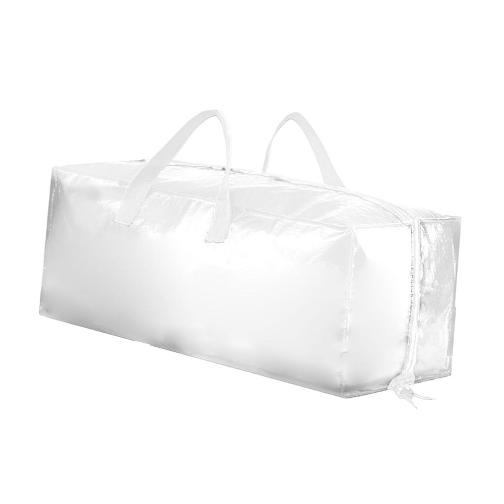 Heavy Duty Moving Bag Dorm Storage Bag for Clothing Storage Blanket Sundries Clear