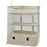 Closet Hanging Storage Shelves Hanging Organizer for Bedroom RV Baby Nursery white