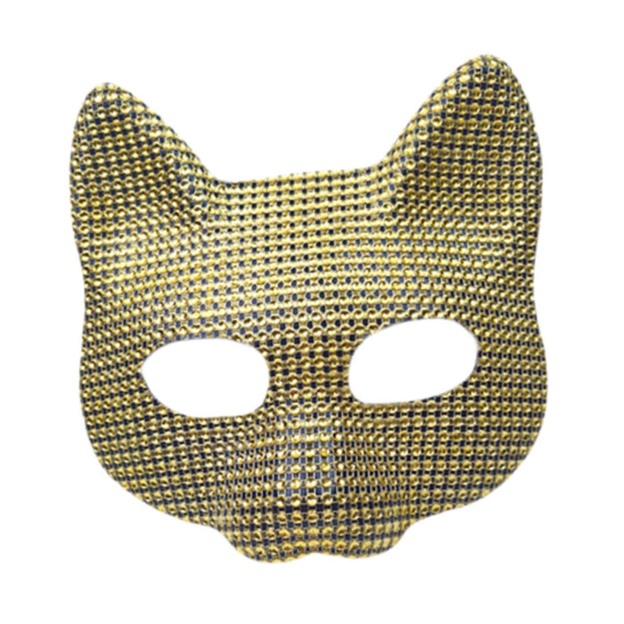 Crofta Fox Mask Cosplay Prop Costume Accessory for Dancing Party Carnival Halloween Gold