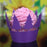 12Pcs Christmas Tree Hollow Out Cake Paper Wrap Cupcake Wrapper Purple