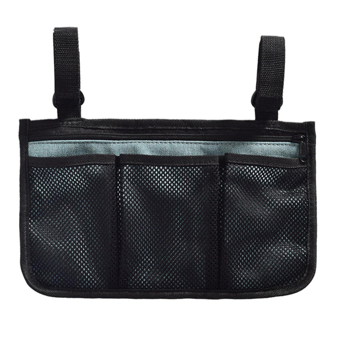 Wheelchair Armrest Side Storage Bag Pouch Portable for Most Wheelchair