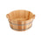 Crofta Wood Footbath Basin Household Home Supplie Foot Soaking Bath Basin Basin Tub 16x36cm A