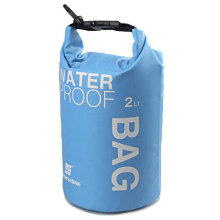 Crofta Waterproof Dry Bag Sack Pouch Kayaking Camping Rafting Floating 2L Blue