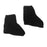 Crofta Pair Velvet Reusable Ice Skating Shoes Covers Stretchy Overshoes Black S